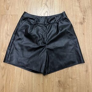 Faux Leather shorts